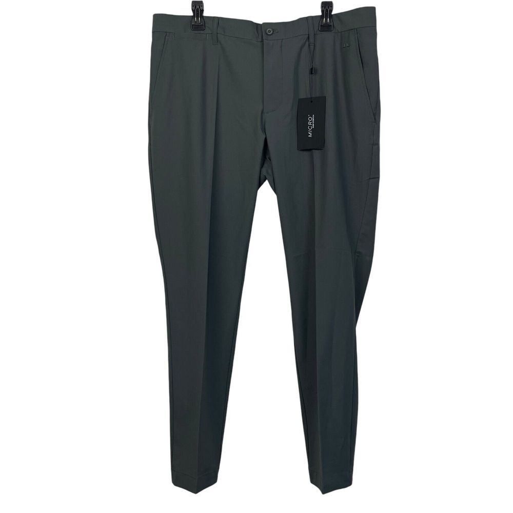 NEW J. Lindeberg Ellott Pant Mens 36x30 Performance Stretch‎ Golf Pants Gray